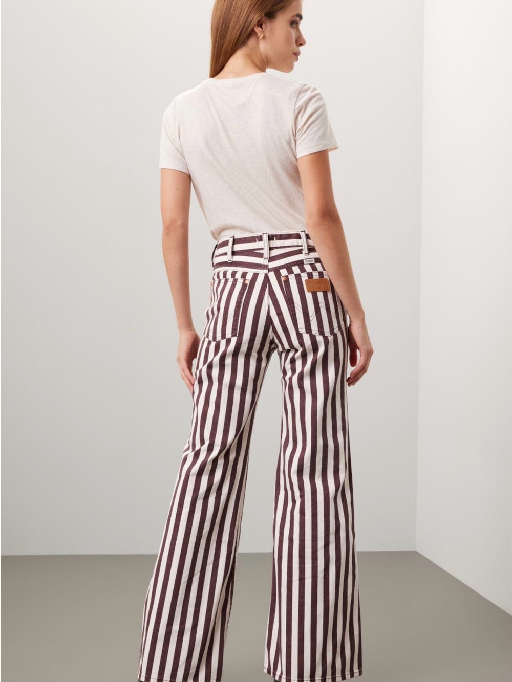 Wrangler "The Wanderer" High-Rise Striped Flare Jeans - Picture 6 of 16